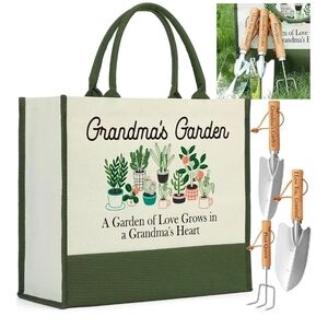 Gardening Tote Bag with Gardening Tools NWT